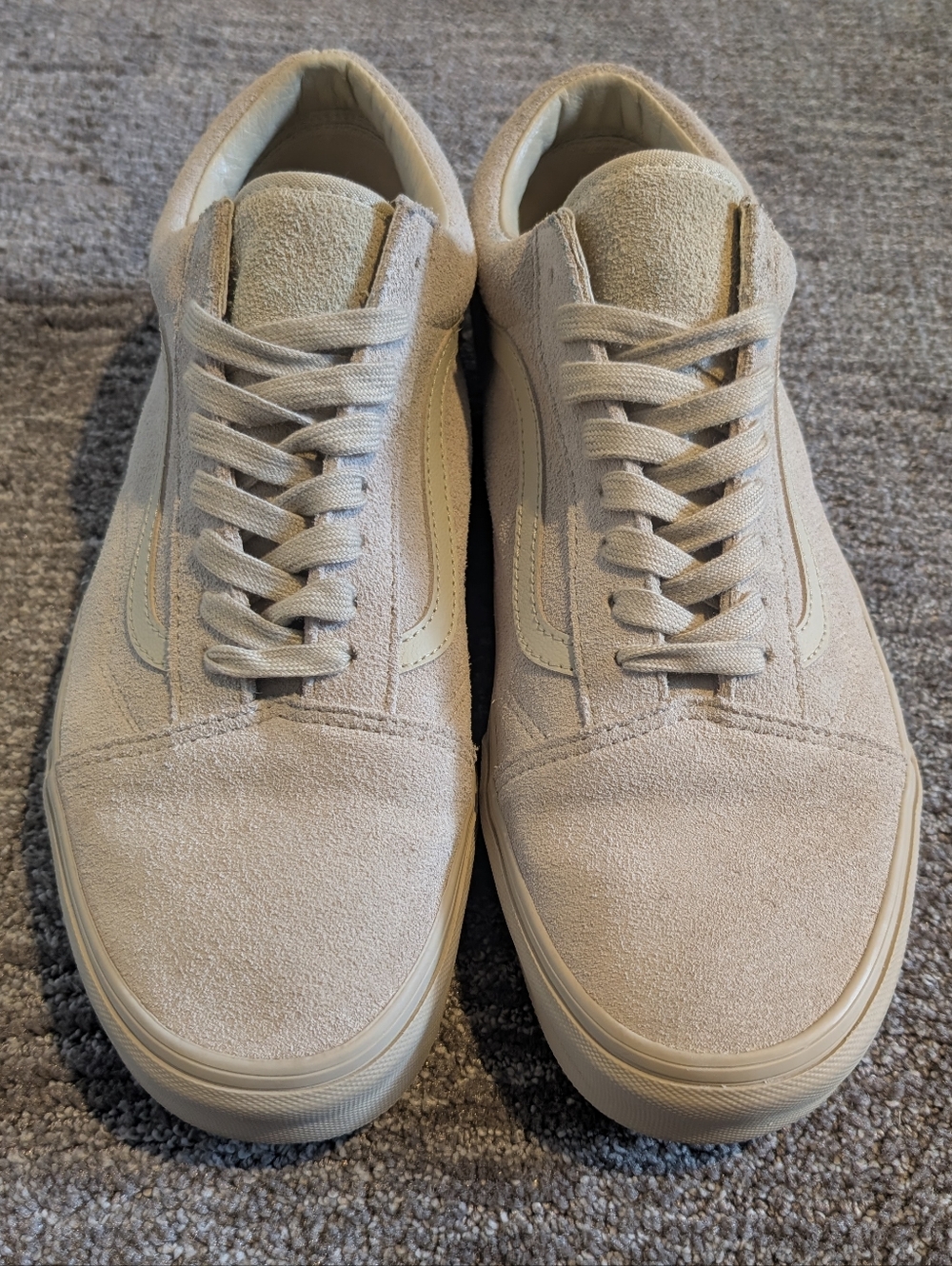 Vans Old Skool Mono Suede Tan Low Top Sneakers - Mens 13 - Picture 3 of 12